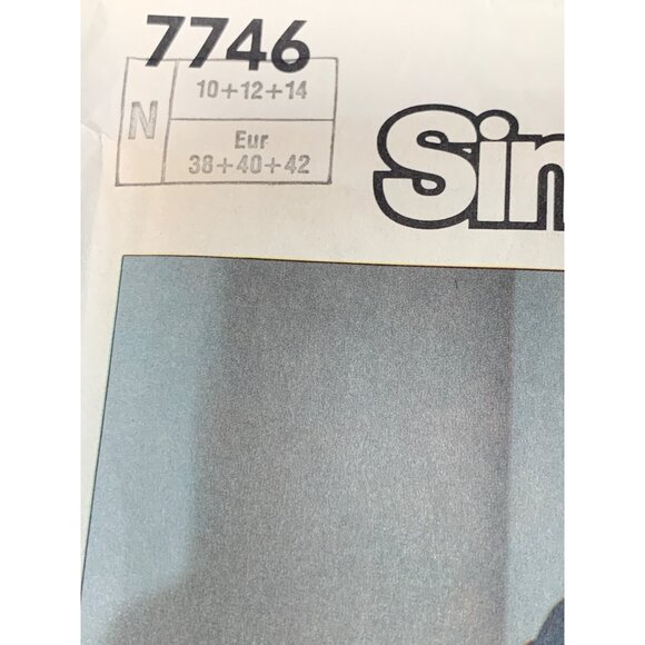 Simplicity Misses Dress Sewing Pattern sz 10 - 14 7746 - uncut - Picture 4 of 10